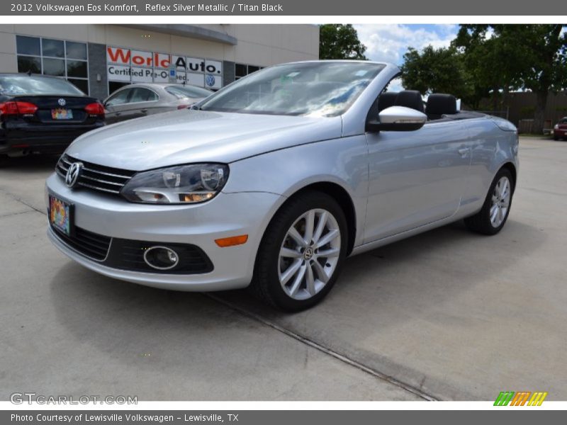 Reflex Silver Metallic / Titan Black 2012 Volkswagen Eos Komfort