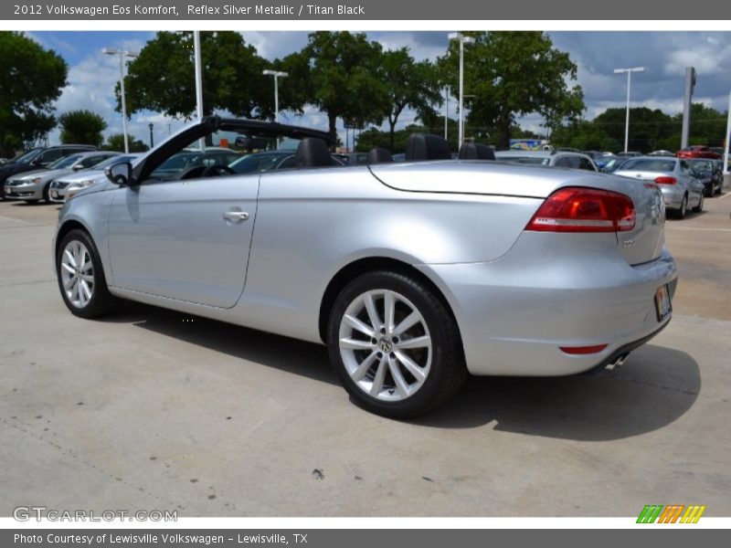 Reflex Silver Metallic / Titan Black 2012 Volkswagen Eos Komfort