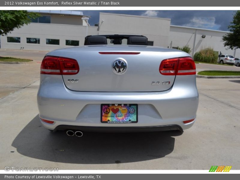 Reflex Silver Metallic / Titan Black 2012 Volkswagen Eos Komfort