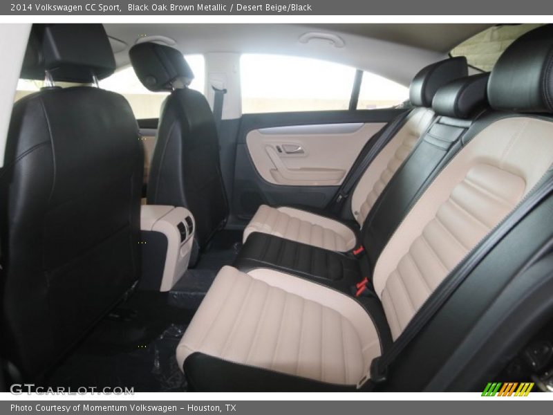 Black Oak Brown Metallic / Desert Beige/Black 2014 Volkswagen CC Sport