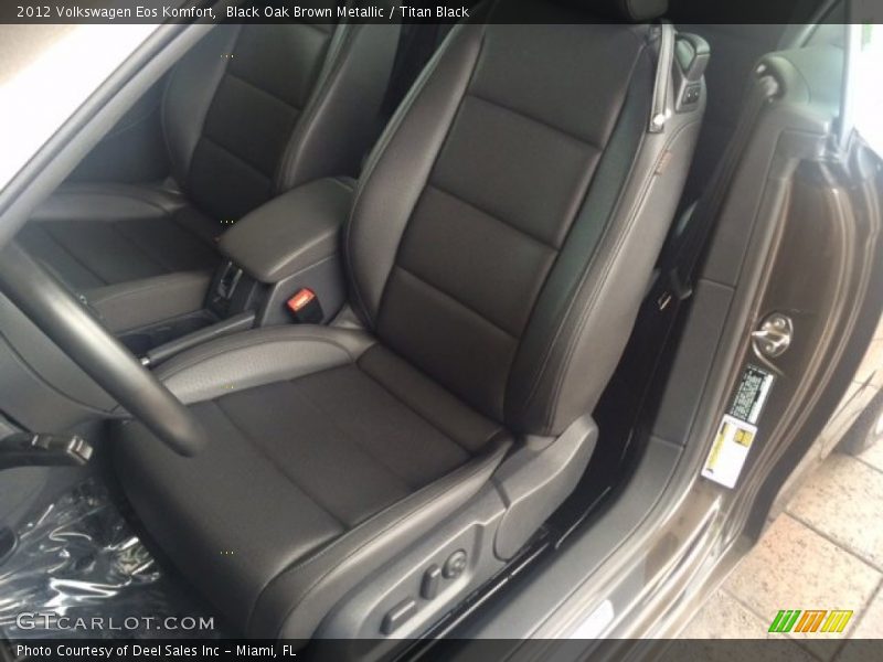 Black Oak Brown Metallic / Titan Black 2012 Volkswagen Eos Komfort