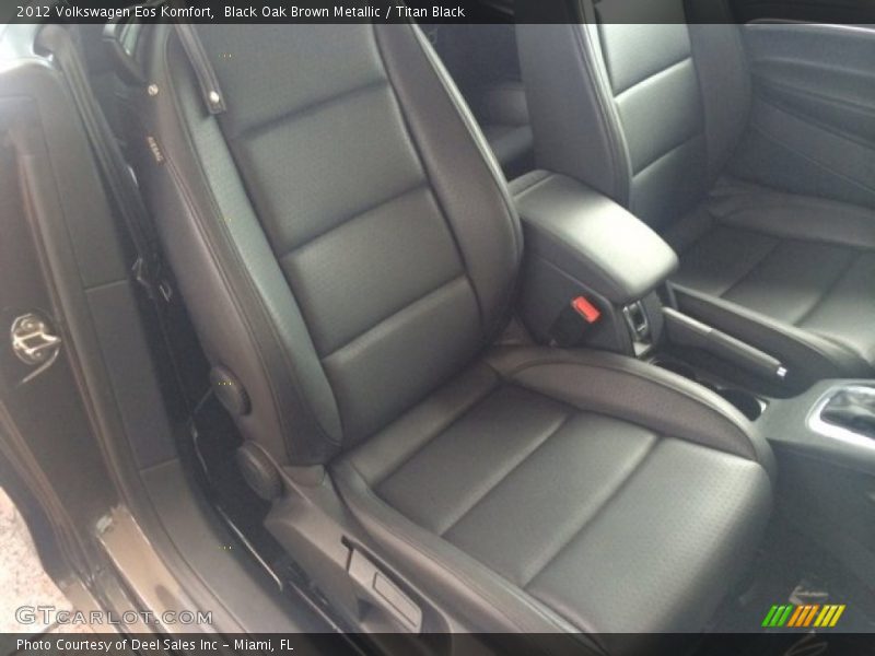 Black Oak Brown Metallic / Titan Black 2012 Volkswagen Eos Komfort