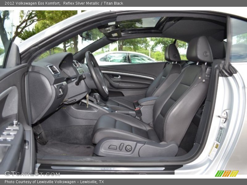 Reflex Silver Metallic / Titan Black 2012 Volkswagen Eos Komfort