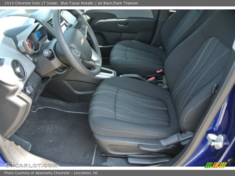 Blue Topaz Metallic / Jet Black/Dark Titanium 2014 Chevrolet Sonic LT Sedan