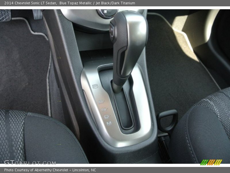 Blue Topaz Metallic / Jet Black/Dark Titanium 2014 Chevrolet Sonic LT Sedan