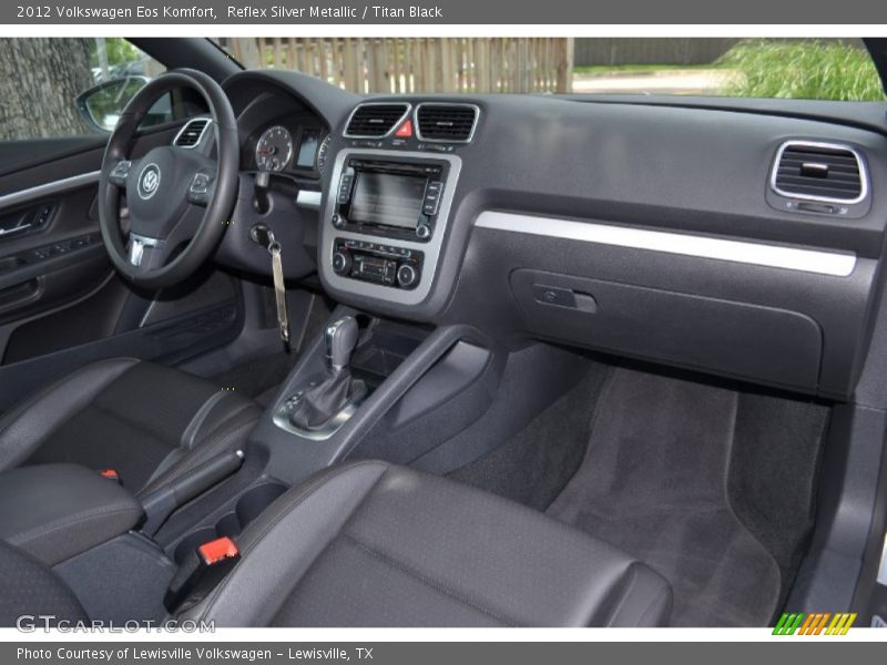 Reflex Silver Metallic / Titan Black 2012 Volkswagen Eos Komfort
