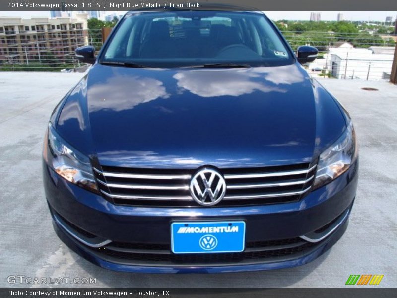 Night Blue Metallic / Titan Black 2014 Volkswagen Passat 1.8T SE