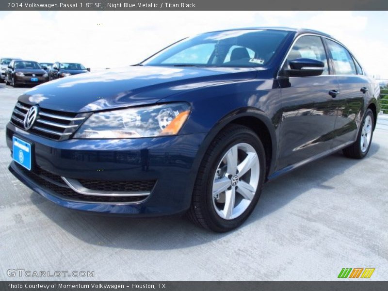 Night Blue Metallic / Titan Black 2014 Volkswagen Passat 1.8T SE