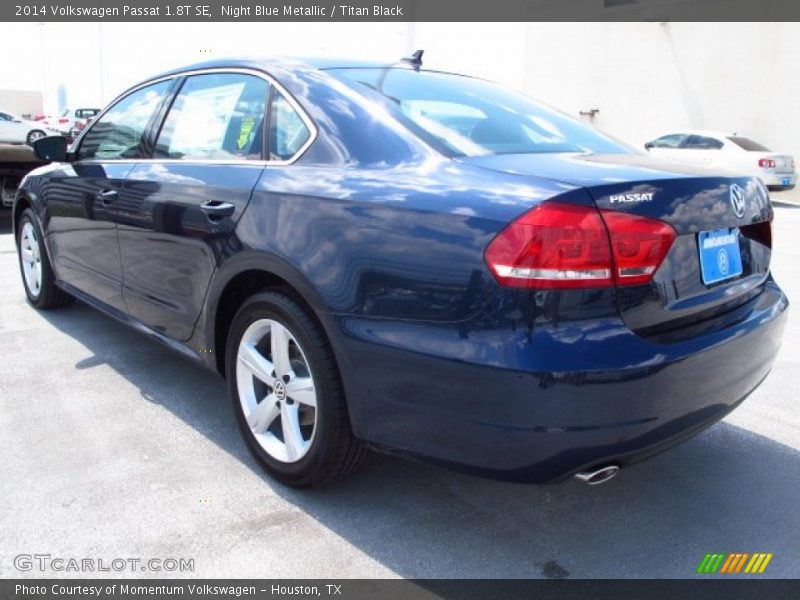 Night Blue Metallic / Titan Black 2014 Volkswagen Passat 1.8T SE