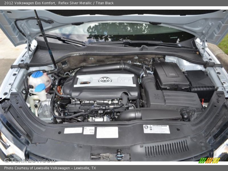 Reflex Silver Metallic / Titan Black 2012 Volkswagen Eos Komfort