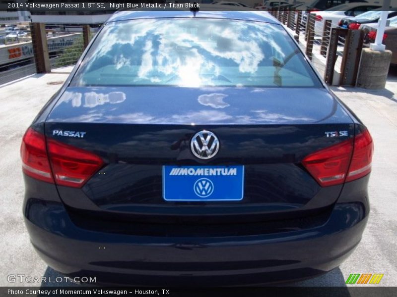 Night Blue Metallic / Titan Black 2014 Volkswagen Passat 1.8T SE