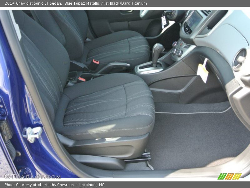 Blue Topaz Metallic / Jet Black/Dark Titanium 2014 Chevrolet Sonic LT Sedan