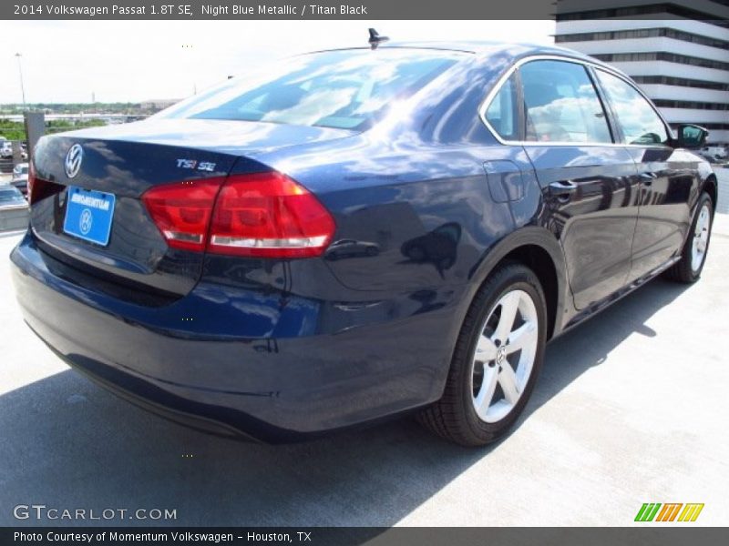 Night Blue Metallic / Titan Black 2014 Volkswagen Passat 1.8T SE