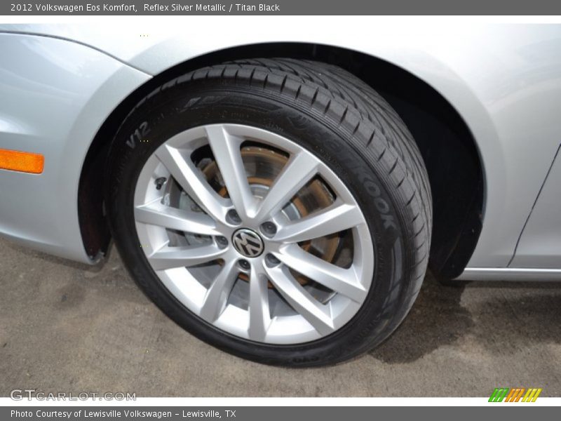 Reflex Silver Metallic / Titan Black 2012 Volkswagen Eos Komfort