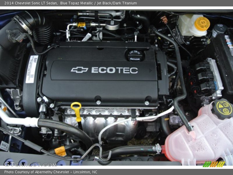 Blue Topaz Metallic / Jet Black/Dark Titanium 2014 Chevrolet Sonic LT Sedan