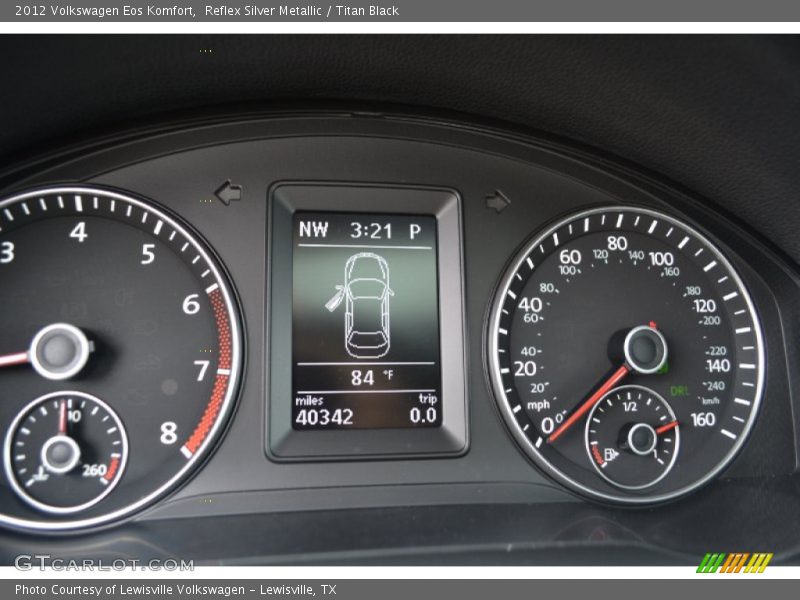 Reflex Silver Metallic / Titan Black 2012 Volkswagen Eos Komfort
