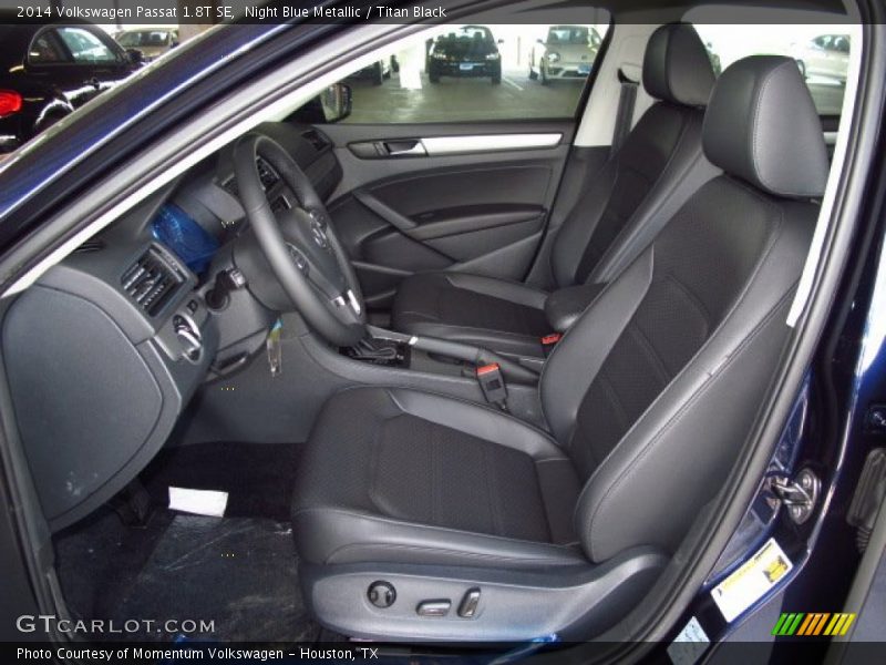 Night Blue Metallic / Titan Black 2014 Volkswagen Passat 1.8T SE