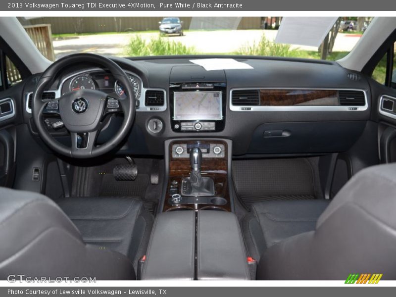 Pure White / Black Anthracite 2013 Volkswagen Touareg TDI Executive 4XMotion