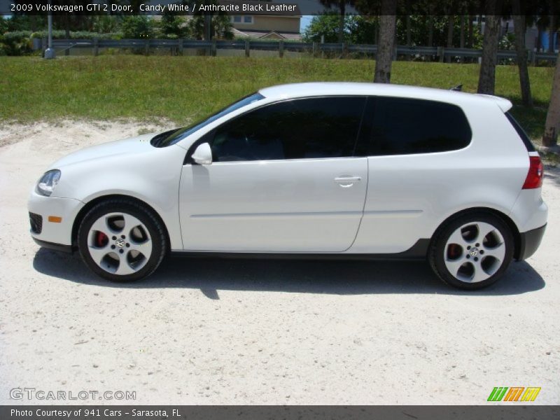 Candy White / Anthracite Black Leather 2009 Volkswagen GTI 2 Door