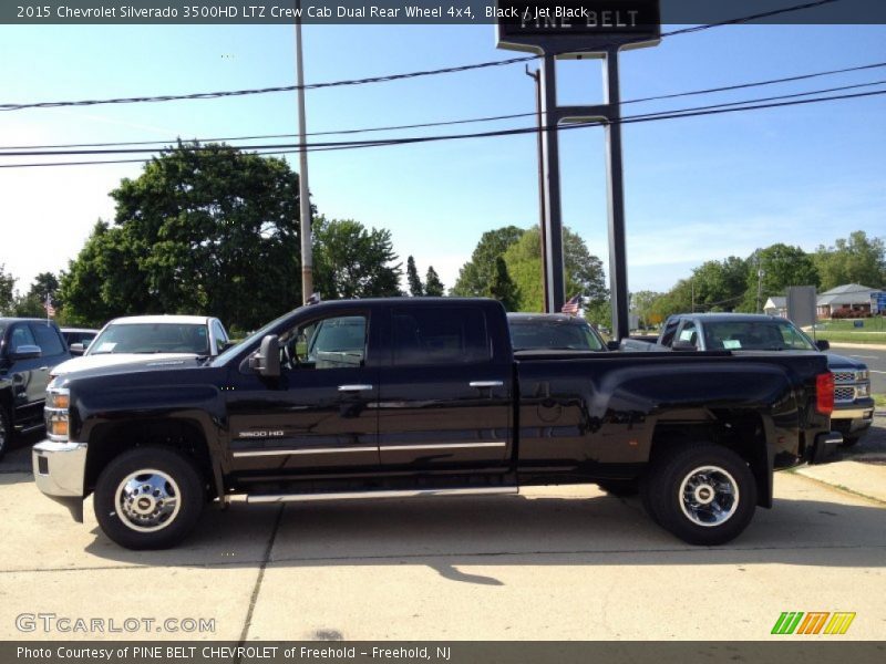 Black / Jet Black 2015 Chevrolet Silverado 3500HD LTZ Crew Cab Dual Rear Wheel 4x4