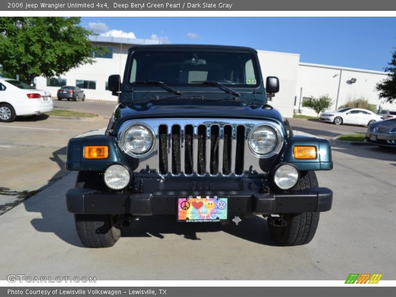 Deep Beryl Green Pearl / Dark Slate Gray 2006 Jeep Wrangler Unlimited 4x4