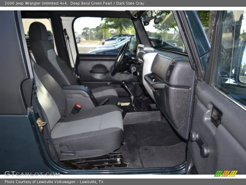 Deep Beryl Green Pearl / Dark Slate Gray 2006 Jeep Wrangler Unlimited 4x4