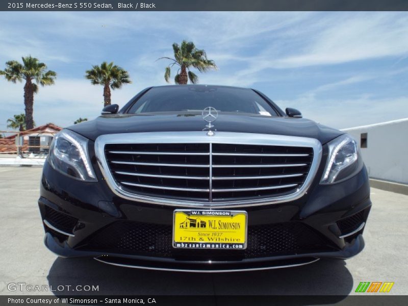 Black / Black 2015 Mercedes-Benz S 550 Sedan
