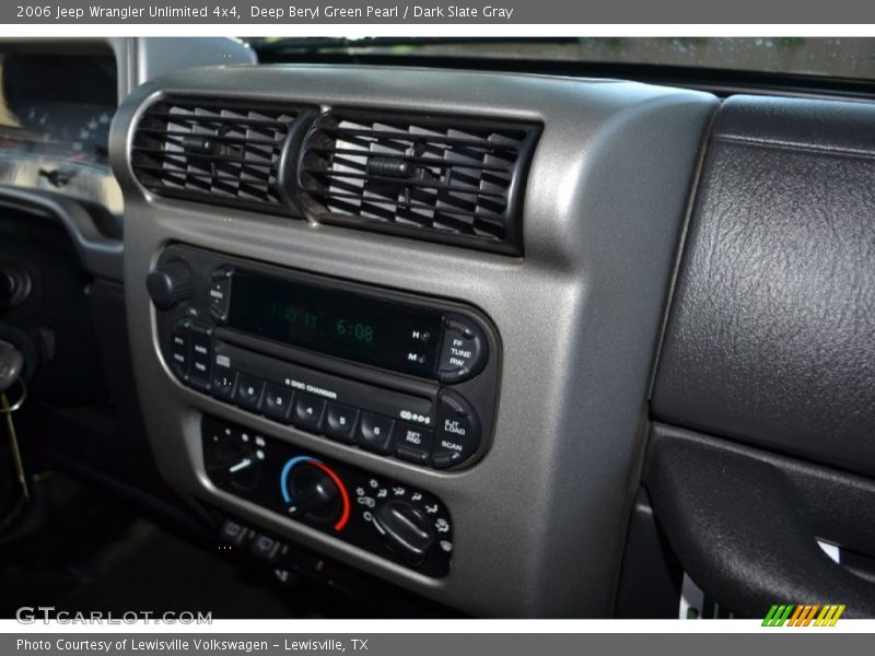 Deep Beryl Green Pearl / Dark Slate Gray 2006 Jeep Wrangler Unlimited 4x4