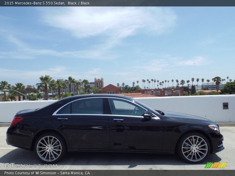 Black / Black 2015 Mercedes-Benz S 550 Sedan