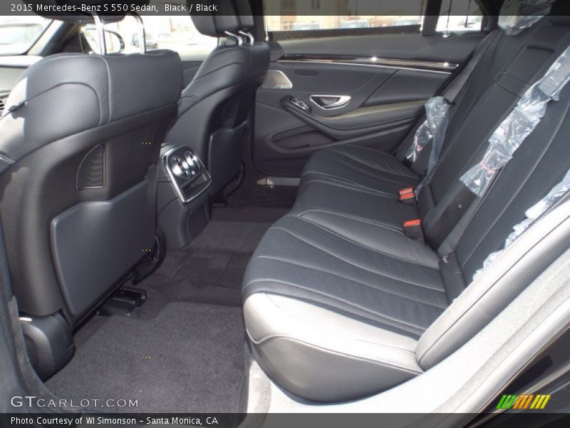 Black / Black 2015 Mercedes-Benz S 550 Sedan