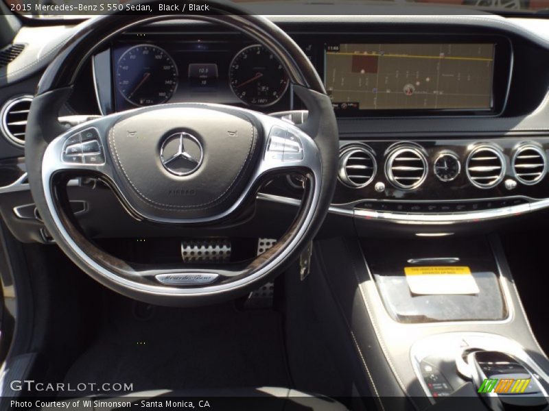 Black / Black 2015 Mercedes-Benz S 550 Sedan