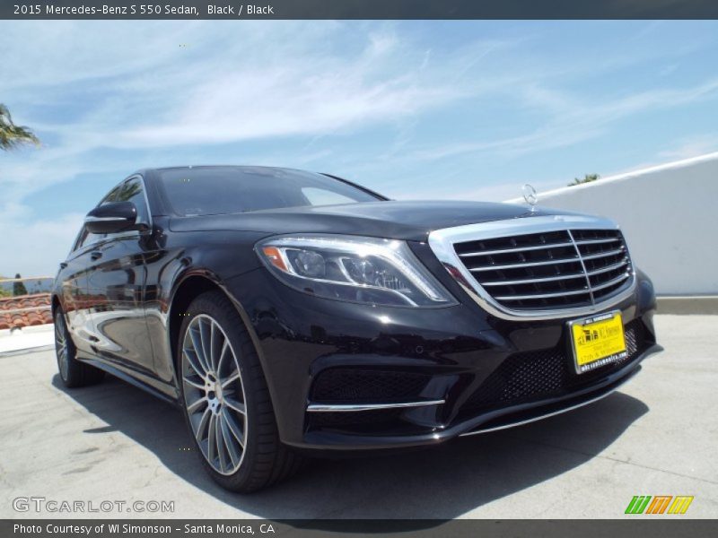 Black / Black 2015 Mercedes-Benz S 550 Sedan
