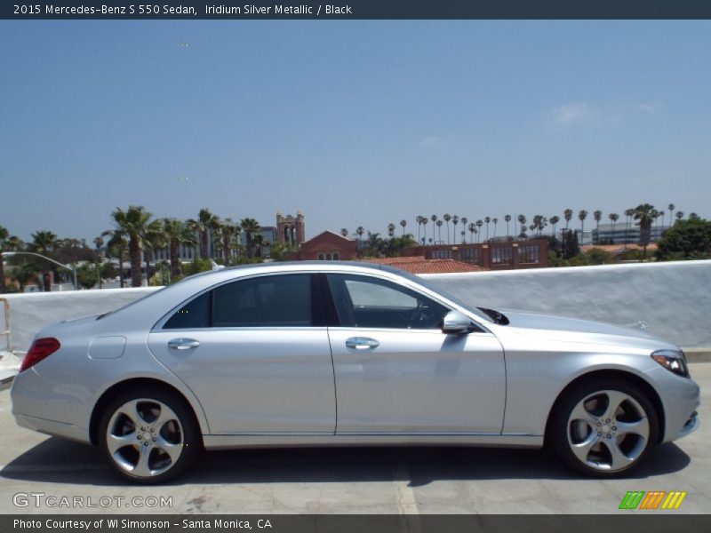 Iridium Silver Metallic / Black 2015 Mercedes-Benz S 550 Sedan