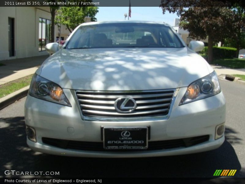 Starfire White Pearl / Parchment 2011 Lexus ES 350
