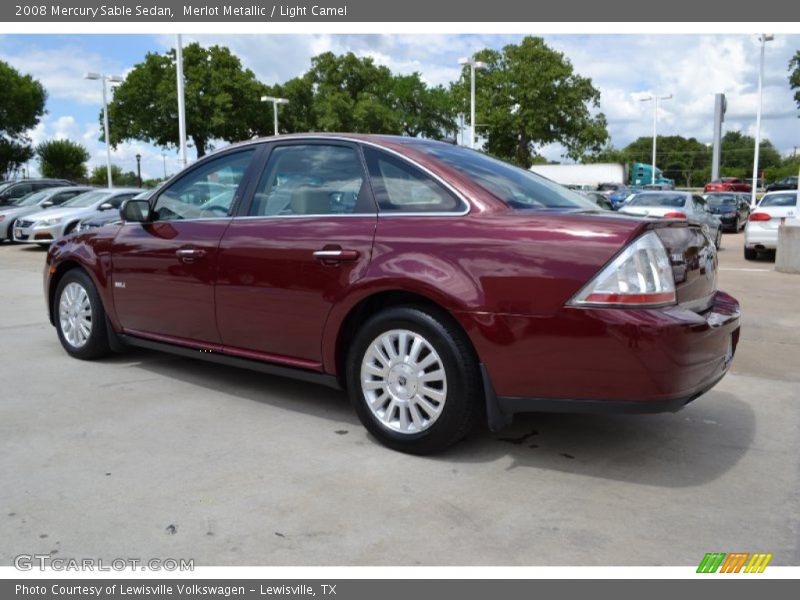 Merlot Metallic / Light Camel 2008 Mercury Sable Sedan