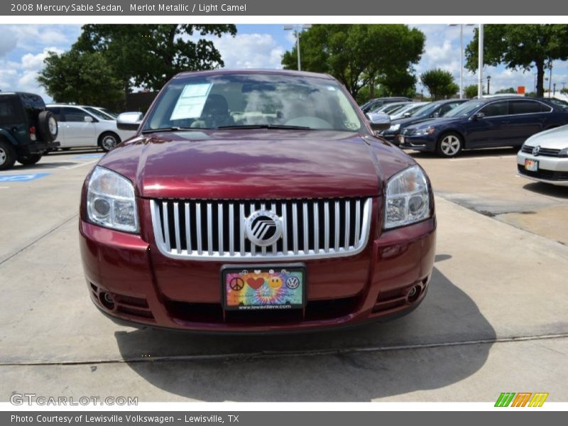 Merlot Metallic / Light Camel 2008 Mercury Sable Sedan