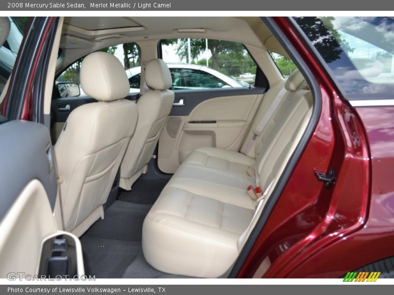 Merlot Metallic / Light Camel 2008 Mercury Sable Sedan