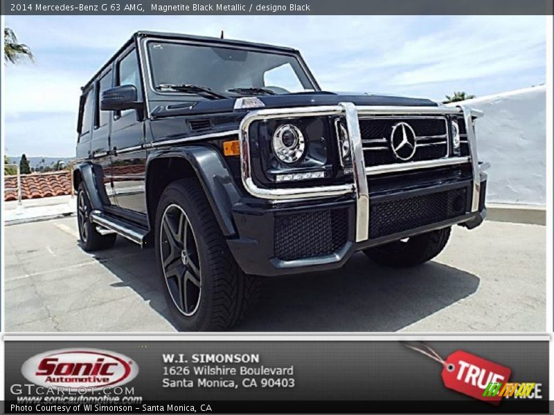 Magnetite Black Metallic / designo Black 2014 Mercedes-Benz G 63 AMG
