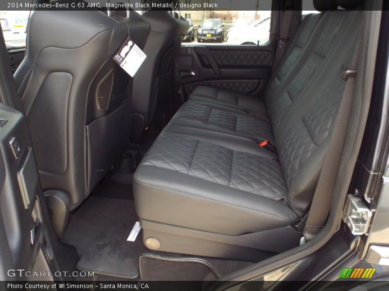 Rear Seat of 2014 G 63 AMG