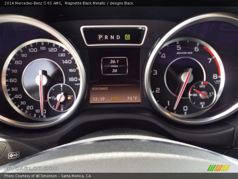  2014 G 63 AMG 63 AMG Gauges