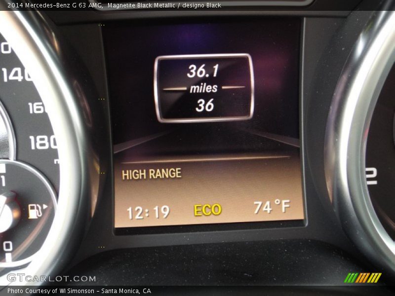 Magnetite Black Metallic / designo Black 2014 Mercedes-Benz G 63 AMG