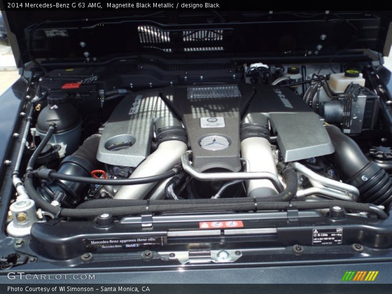  2014 G 63 AMG Engine - 5.5 Liter AMG biturbo DOHC 32-Valve VVT V8