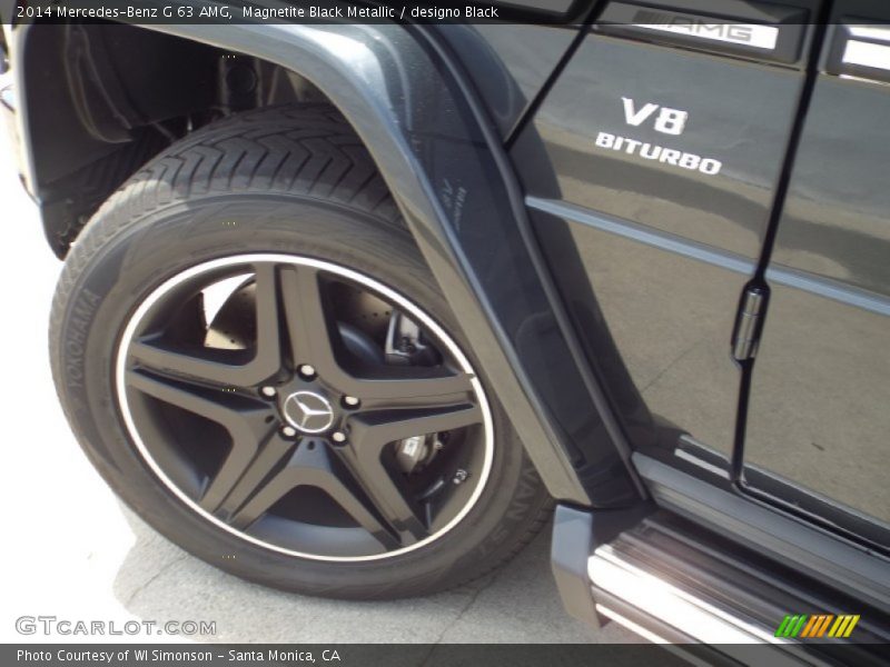 Magnetite Black Metallic / designo Black 2014 Mercedes-Benz G 63 AMG