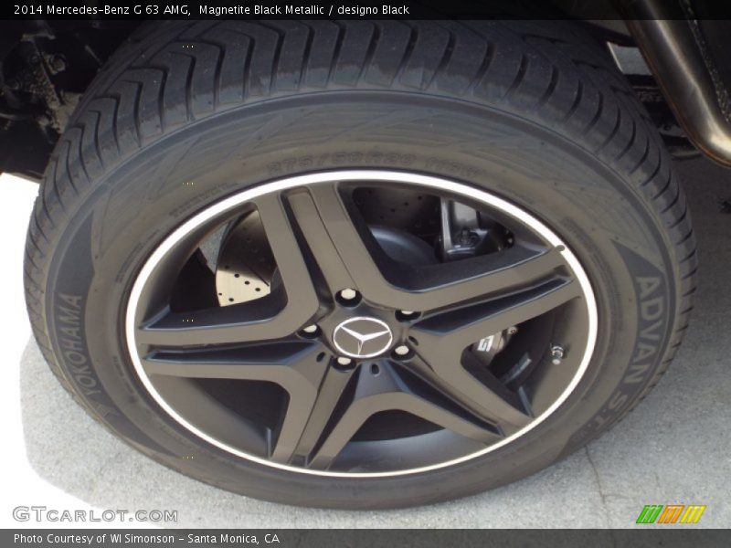 Magnetite Black Metallic / designo Black 2014 Mercedes-Benz G 63 AMG