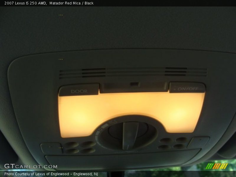 Matador Red Mica / Black 2007 Lexus IS 250 AWD