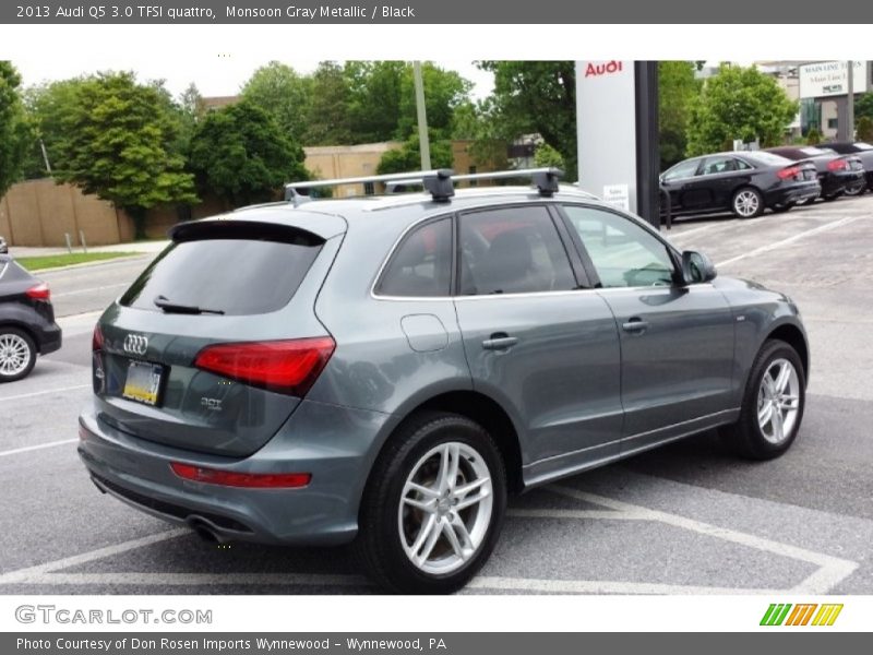 Monsoon Gray Metallic / Black 2013 Audi Q5 3.0 TFSI quattro