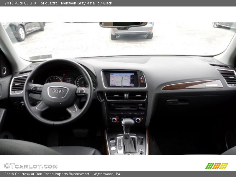 Monsoon Gray Metallic / Black 2013 Audi Q5 3.0 TFSI quattro