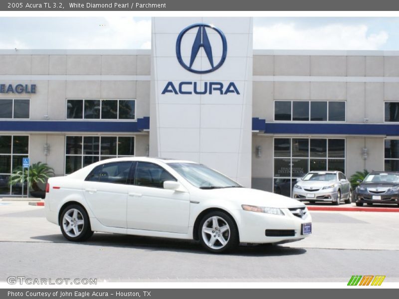 White Diamond Pearl / Parchment 2005 Acura TL 3.2