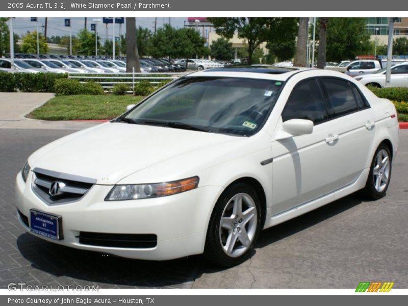 White Diamond Pearl / Parchment 2005 Acura TL 3.2