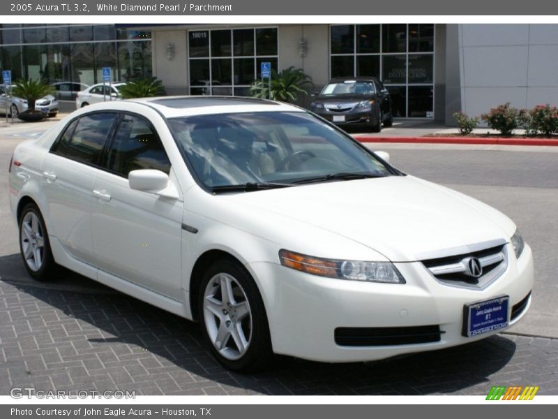 White Diamond Pearl / Parchment 2005 Acura TL 3.2